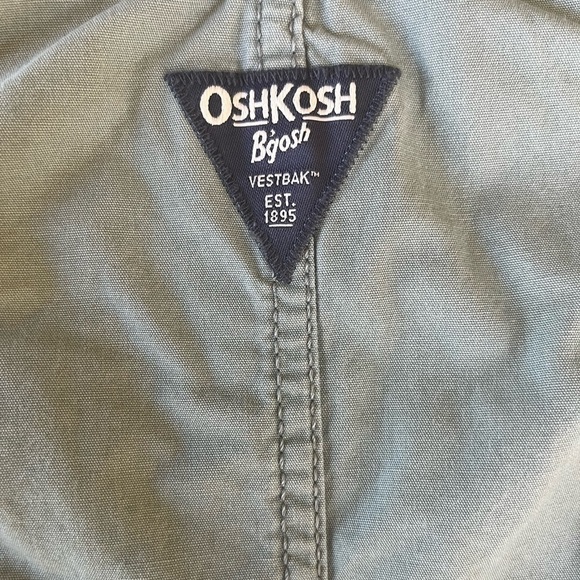 GREEN Oshkosh Overalls 2T - Picture 5 of 10